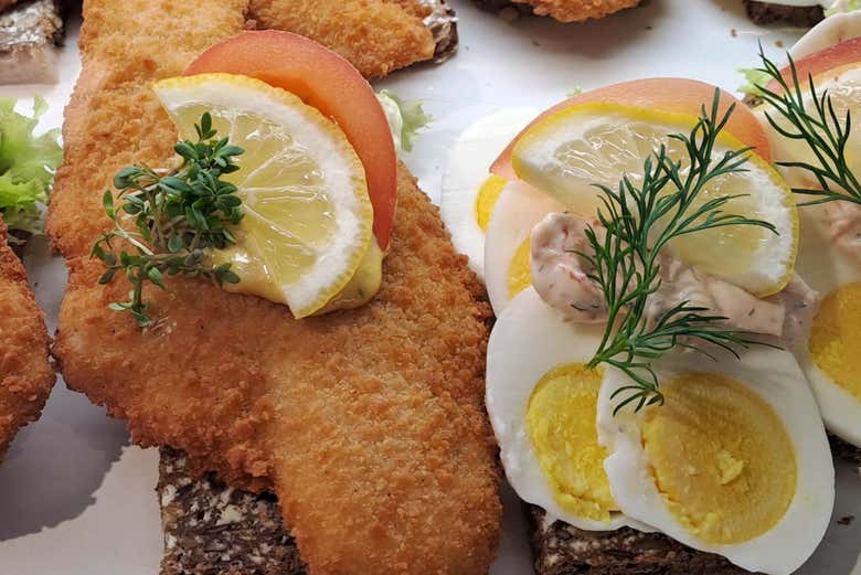 Smørrebrød, las tostas típicas danesas