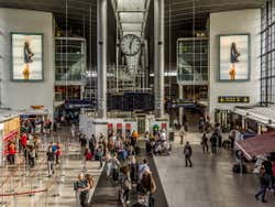 Hall del aeropuerto de Copenhague