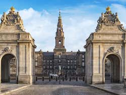 Entrada al Palacio de Christiansborg