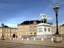 Plaza de Amalienborg en Copenhague