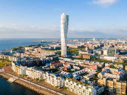 Malmo desde las alturas